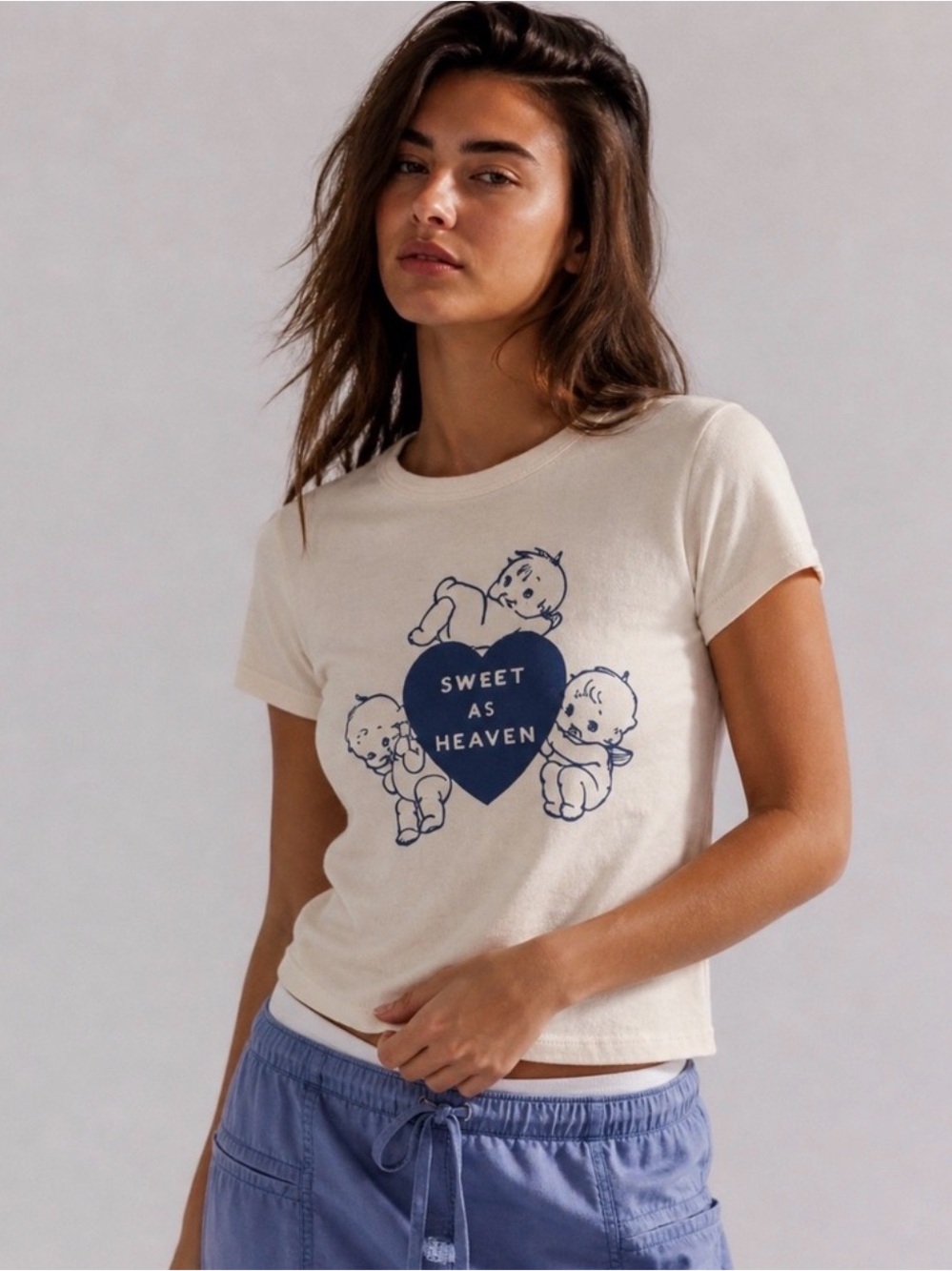 John Goft Sweet As Heaven Baby Tee